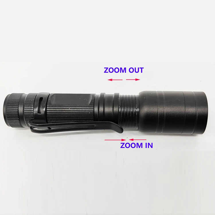 Mini Portable Zoom LED Flashlight