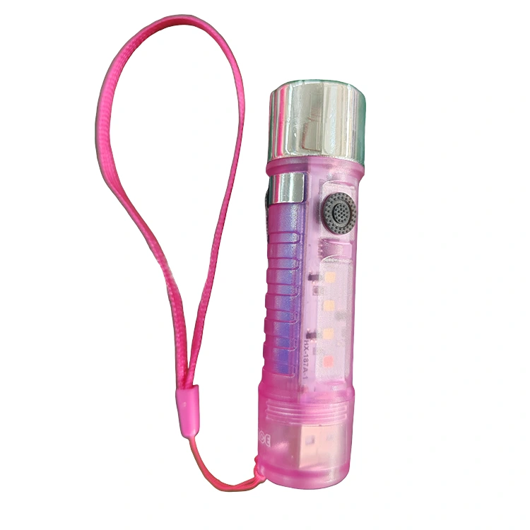 자석이 있는 미니 USB 충전 LED 손전등